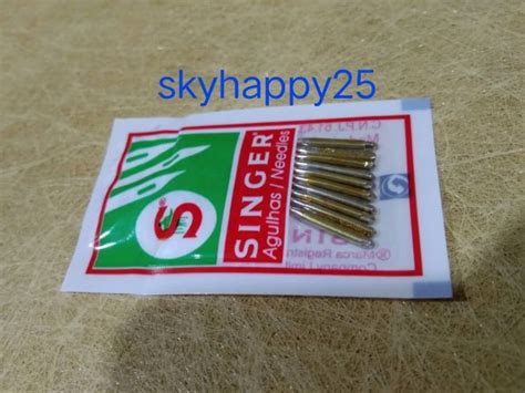 10pcs Pack ORIGINAL Singer Sewing Needle Jarum Jahit Portable