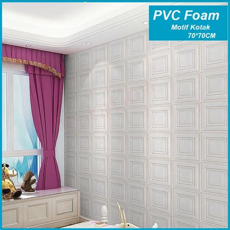 Jual Estation Wallpaper D Foam Wallpaper Dinding D Motif Foam