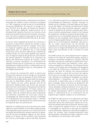 Centro Conservacion Restauracion Bienes Culturales Castilla Leon PDF