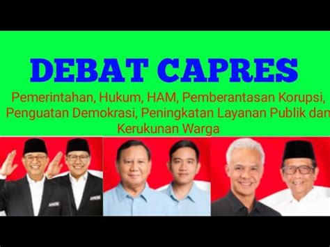 LiveSuasana Depan Kantor KPU Jelang Debat Perdan Capres Cawapres YouTube