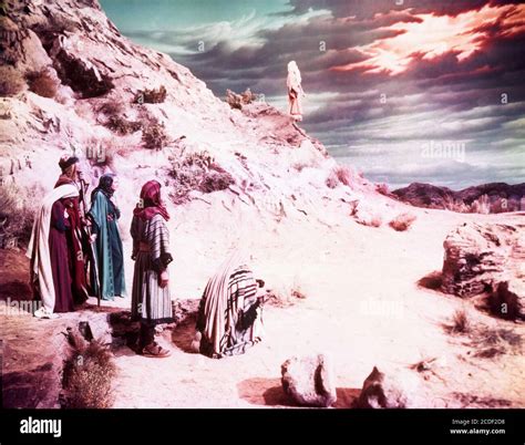 John Derek And Charlton Heston In The Ten Commandments 1956 Director