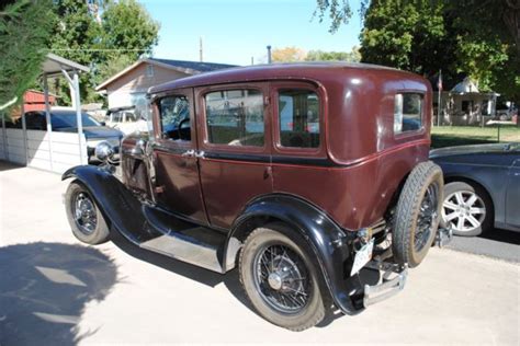 1930 Ford Model A 4 Door Town Sedan Professionally Restored And