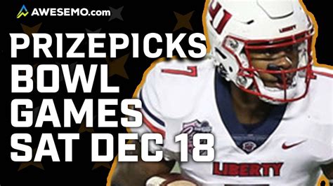 PrizePicks College Football Bowl Game CFB DFS Strategy Saturday 12 18