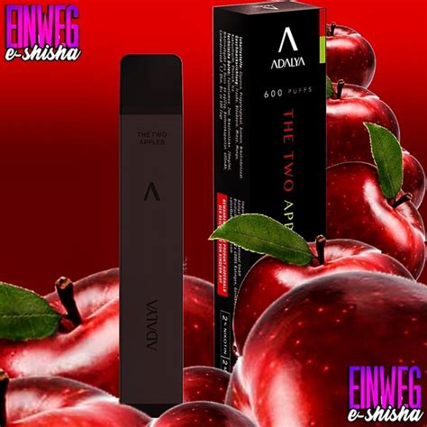 Adalya Vape The Two Apples 600 Züge Nikotin 12 mg einweg e