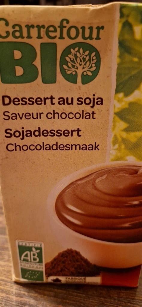 Dessert Au Soja Saveur Chocolat Carrefour