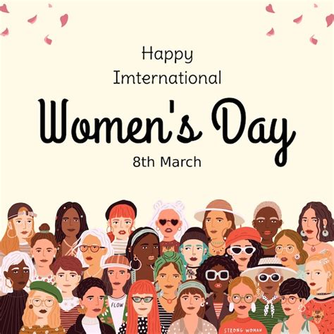 Premium Psd International Womens Day Celebration Poster Design 8th March