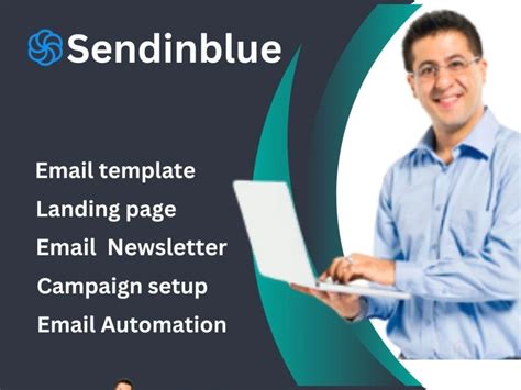 A Sendinblue Landing Page Email Newsletter Template Design And Automation Upwork