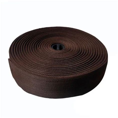 Plain Inch Maroon Polyester Elastic Tape For Bag Thickness