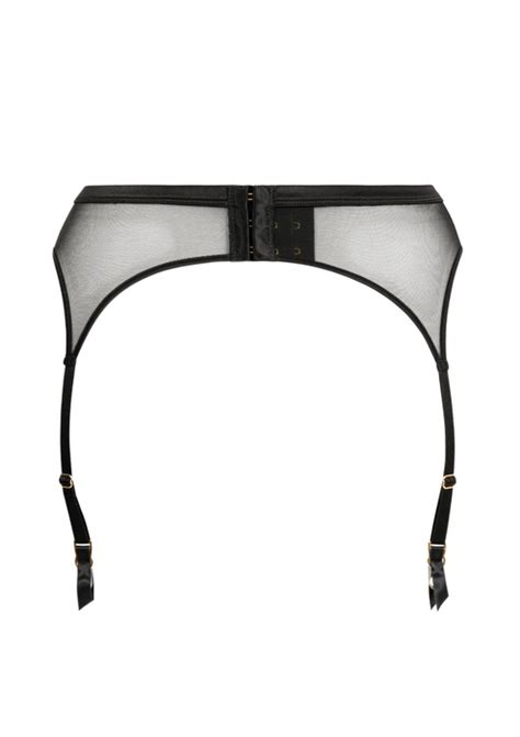 Sexy Sheer Mesh Garter Belt Atelier Amour Douce Insomnia Di61 Black