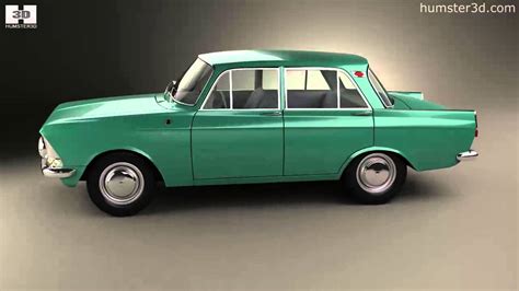 Azlk Moskvitch 408 1964 By 3d Model Store Youtube