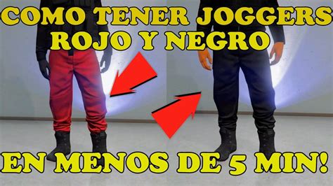 JOGGERS COMO TENER LOS JOGGERS ROJO Y NEGRO RAPIDO Y FACIL GTA