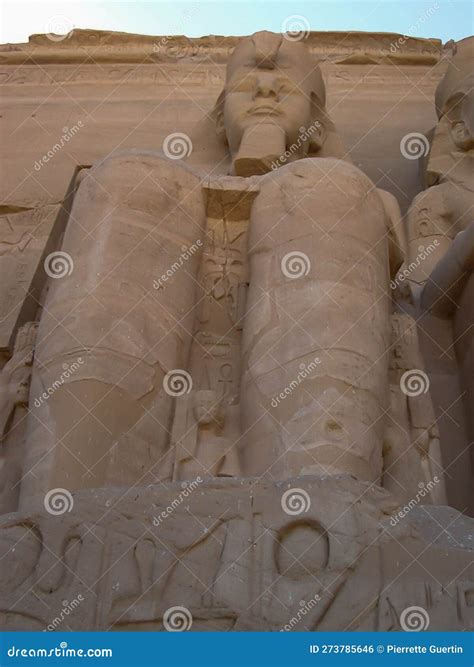 Pharaoh Ramses Statue Egypt, Africa Stock Photo - Image of history ...