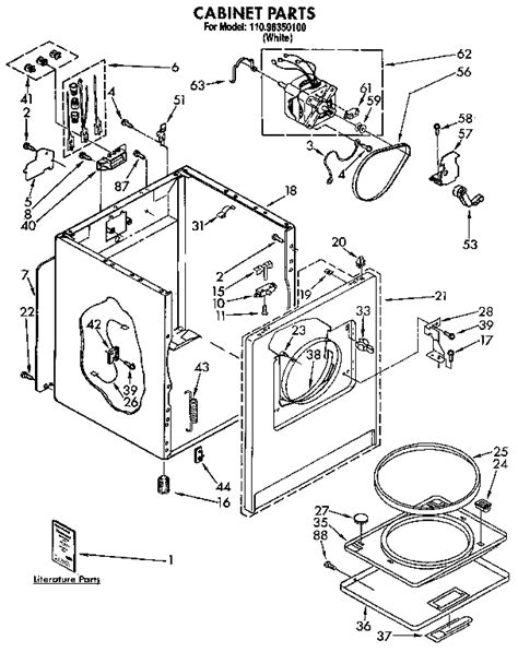 Kenmore Series 100 Dryer Parts List