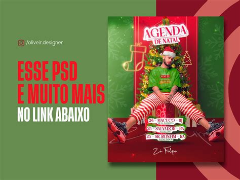 Flyer Agenda Show De Natal Z Felipe Behance