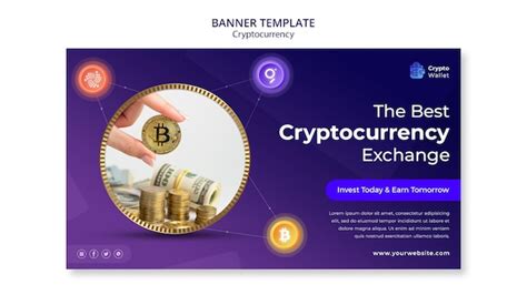 Free Psd Cryptocurrency Banner Design Template