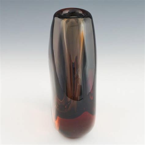 Vladimir Mika For Moser Sommerso Pebble Vase C1970 For Sale At 1stdibs