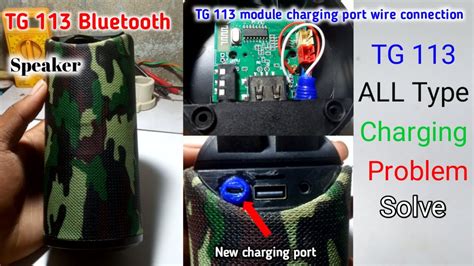 Tg Bluetooth Speaker Repair Tg Bt Speaker Charging Problem