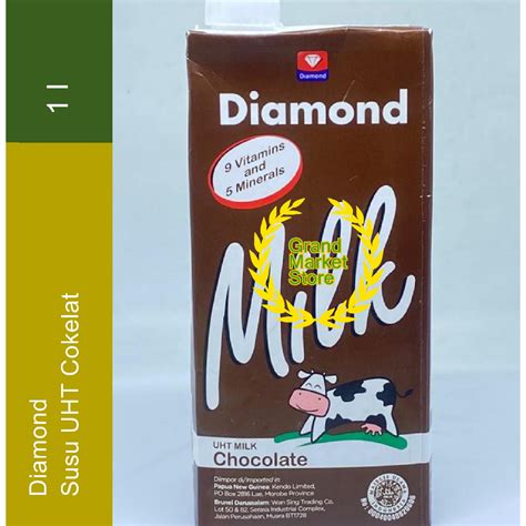 Jual Diamond Susu Uht Cokelat Liter Uht Milk Chocolate L Susu Coklat