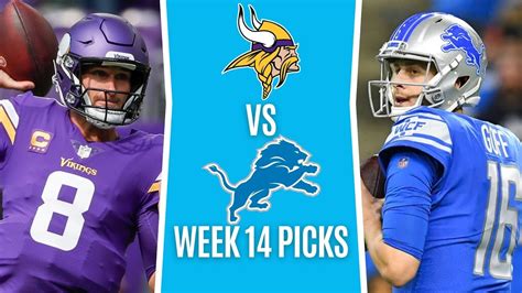 Minnesota Vikings Vs Detroit Lions 121122 Nfl Picks And Predictions