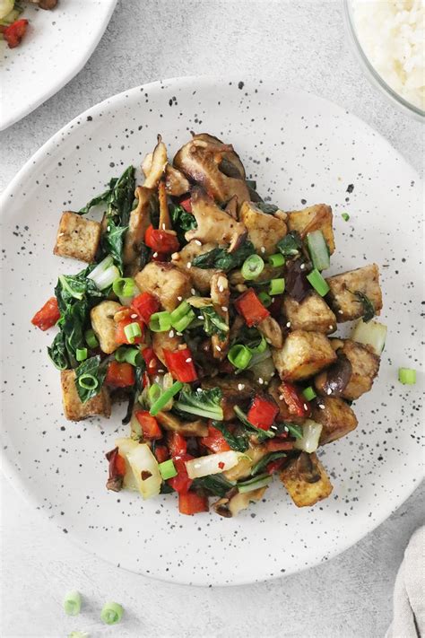 Bok Choy Tofu Stir Fry Clean Green Simple