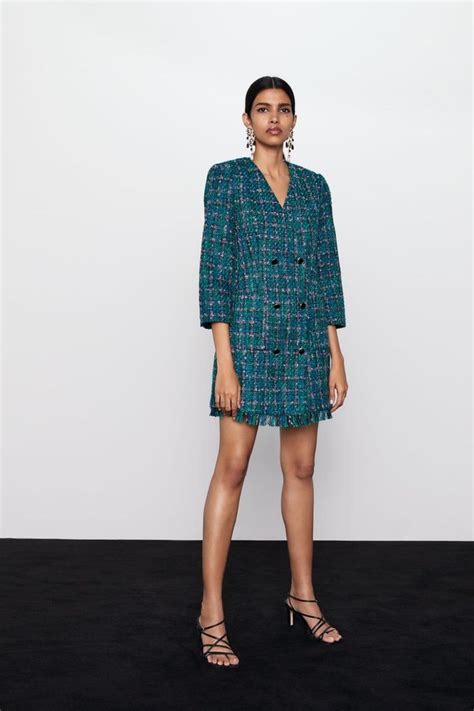 Buttoned Blazer Dress New In Woman Zara Canada