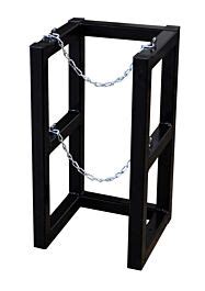 Justrite 35080 Gas Cylinder Barricade Rack 1X1