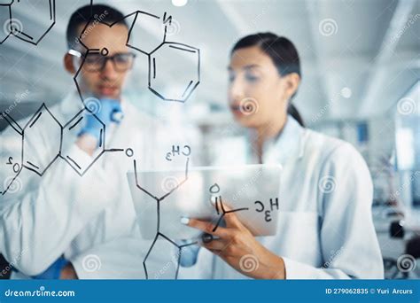 Science Tablet And Black Woman In Laboratory For Experiment Pharma