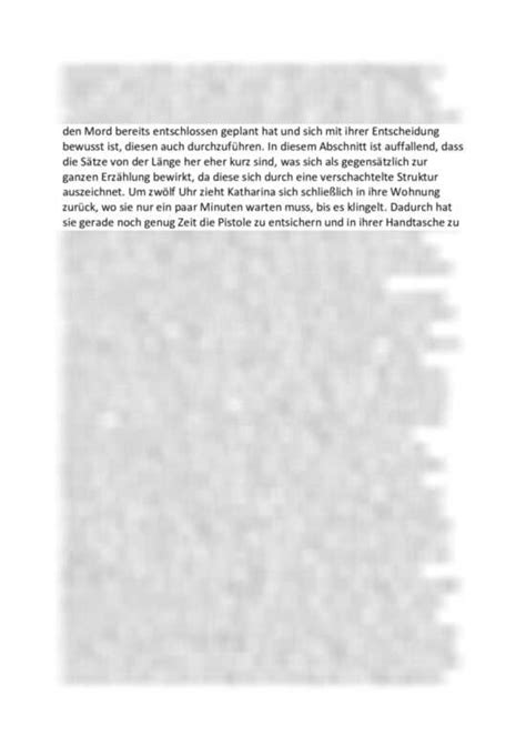 Textananalyse zu Kapitel 58 aus der Lektüre verlorene Ehre der