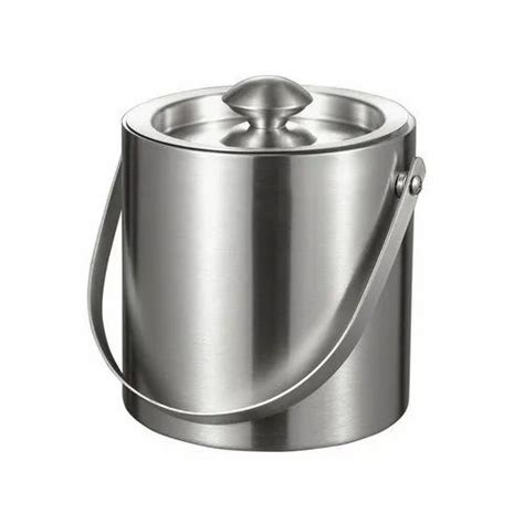 Silver Stainless Steel Ice Buckets For Bar At Rs Piece In Nagpur