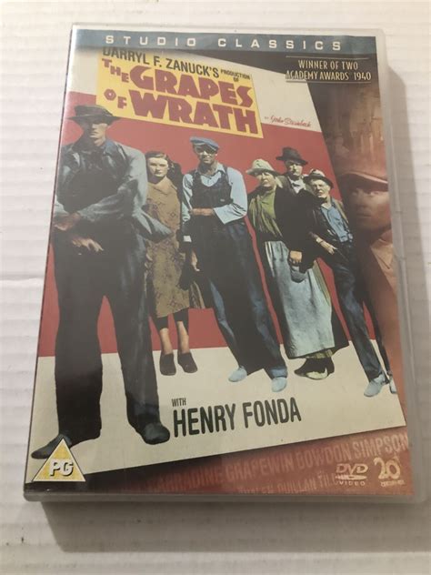 The Grapes Of Wrath Dvd 2005 Henry Fonda Ford Dir Cert Pg Ebay