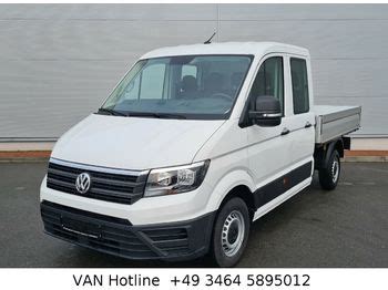 Volkswagen Crafter Pritsche 35 DoKa MR FWD GRA AHK 7 Sitze Flatbed Van