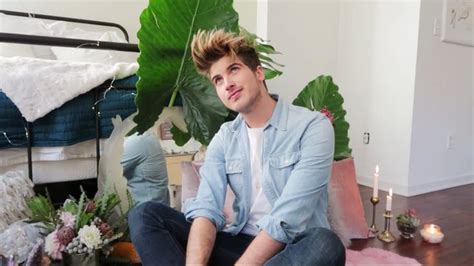 Joey Graceffa In His Video Modeling For His Crystal Wolf Jewelry Line