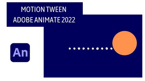 Motion Tween Adobe Animate 2022 YouTube