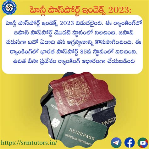 Henley Passport Index 2023 India Passport Rank 2023 Srmtutors