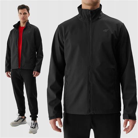 4F KURTKA MĘSKA SOFTSHELL WIATROODPORNA MEMBRANA 5000 SS24 15407081510