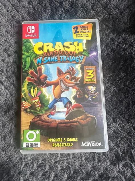 Crash bandicoot, Video Gaming, Video Games, Nintendo on Carousell