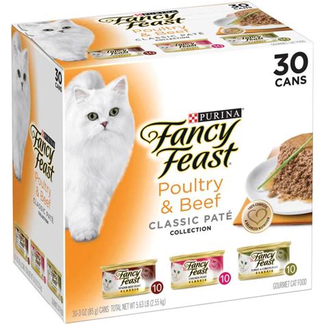 Purina Fancy Feast Poultry Beef Classic Pate Collection Adult Wet Cat