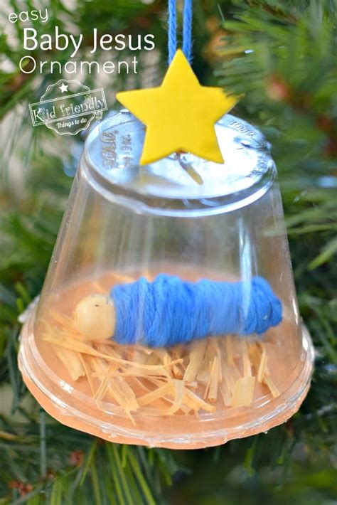 Nativity Ornament For Kids To Make With Video Kid Friendly Things To Do