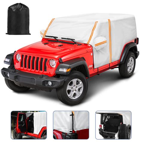 Jeep Wrangler Cab Cover Waterproof 4 Door For 2007 2024 Jk And Jl