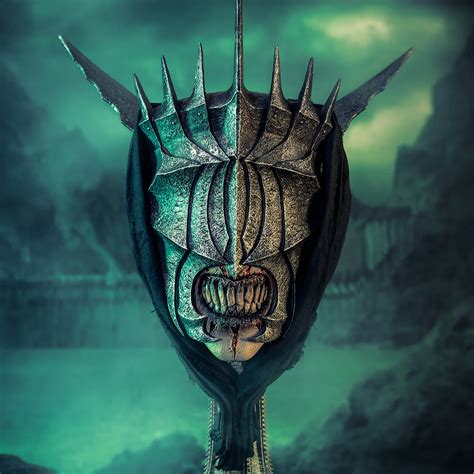 11 Prop Replica Scale Mouth Of Sauron Lord Of The Rings 11 Replica