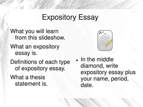 Ppt Expository Essay Powerpoint Presentation Free Download Id6031588