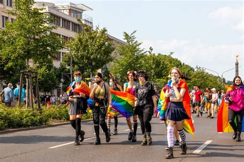 Inside The Parade Of Christopher Street Day Berlin Editorial Stock