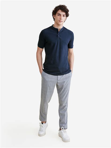 Buy Solids Mandarin Polo Navy Online