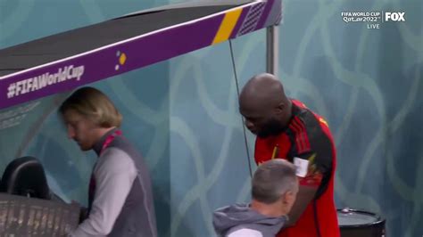 B R Football On Twitter Romelu Lukaku Punched The Dugout After