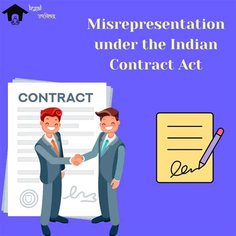 Misrepresentation Under The Indian Contract Act 1872