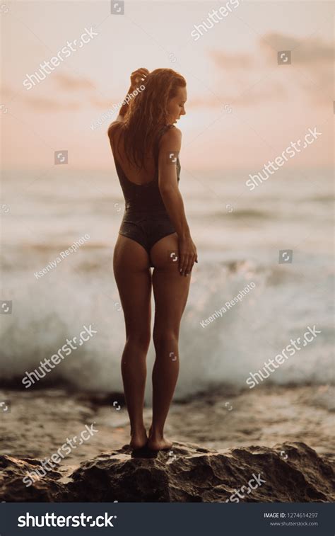 Sexy Women Ass On Tropical Beach Stock Photo Edit Now 1274614297