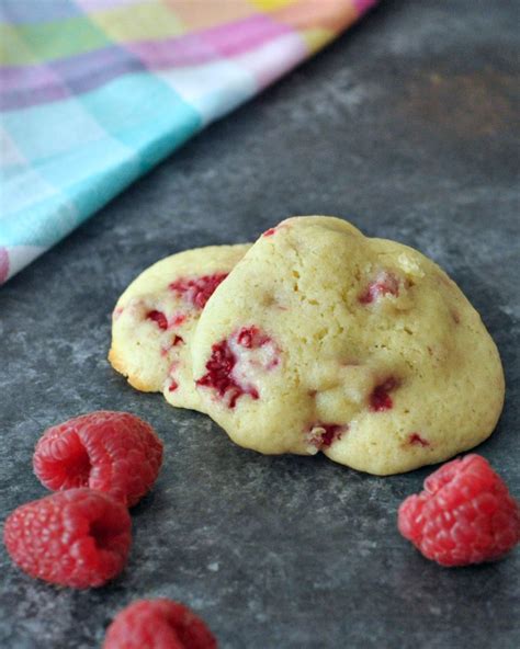 Raspberry Lemon Cheesecake Cookies Vegan Gluten Free