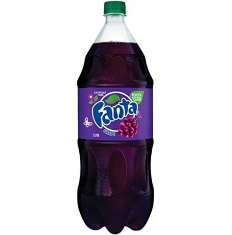 Fanta Grape Soda Fruit Flavored Soft Drink 2 Liter Bottle