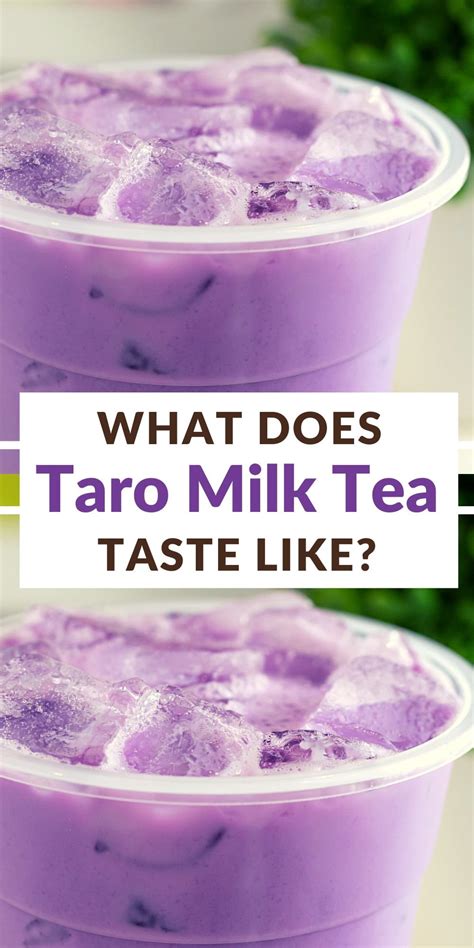 What Does Taro Milk Tea Taste Like Exciting Unique Flavor