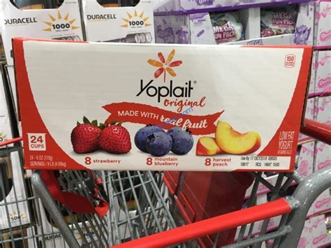 Yoplait Original Low Fat Yogurt Variety Pack 6 Oz 24 Pack Costco